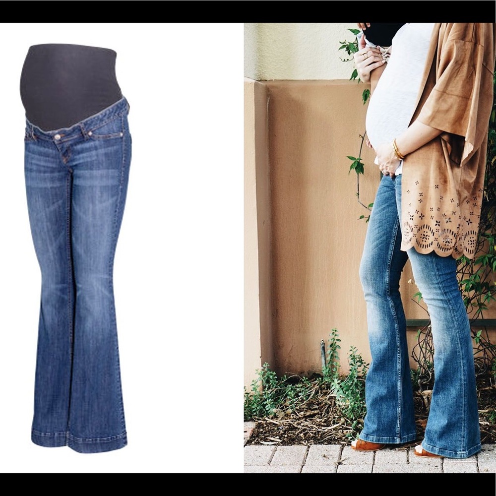 H&M MAMA Maternity Flare Jeans